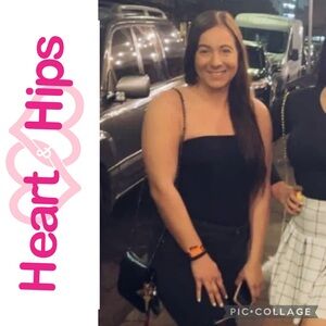 🔥🔥 Heart Hips Black Sleeveless Bodysuit